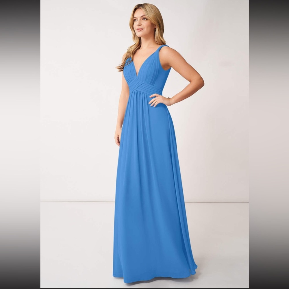 Azazie Maren in Ocean Blue - Size A8